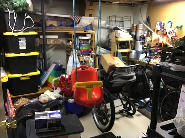 view of storage room