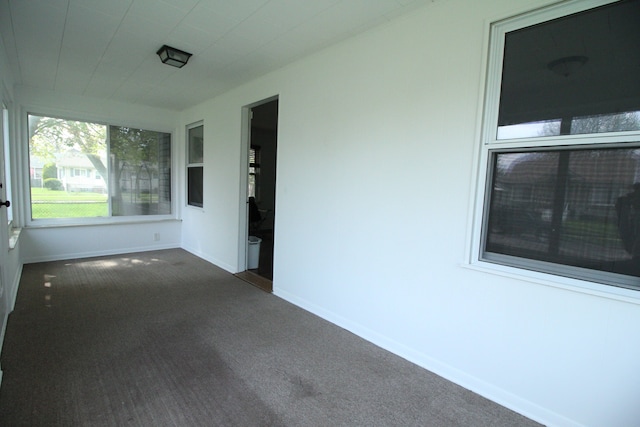 1068 La Salle Ave, Waterford, MI 48328 - view of unfurnished sunroom