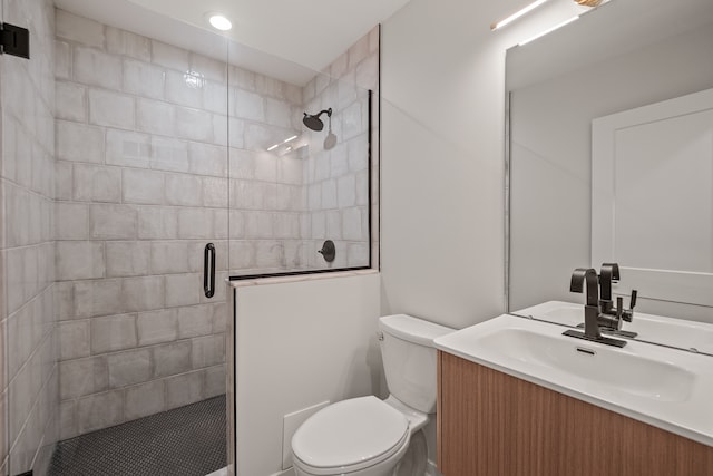 21725 Normandale St, Beverly Hills, MI 48025 - bathroom with a shower stall, toilet, and vanity