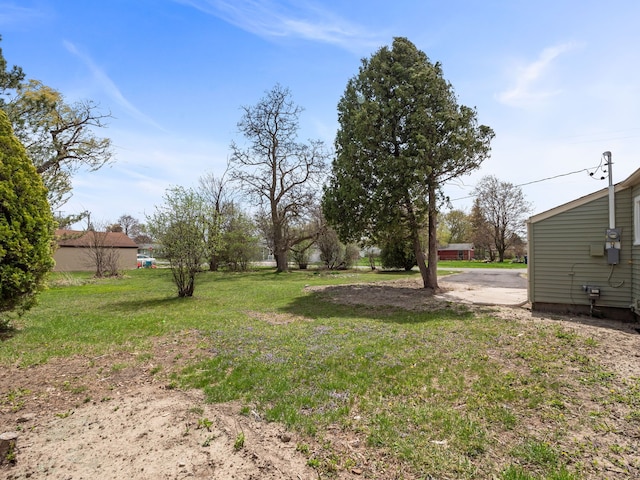 view of yard