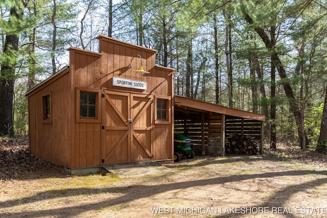 3087 38th St, Hamilton, MI 49419 - view of outdoor structure featuring an outbuilding