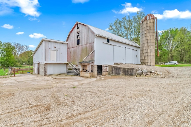 view of barn