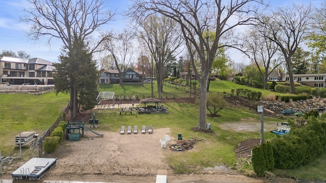 exterior space with playground community