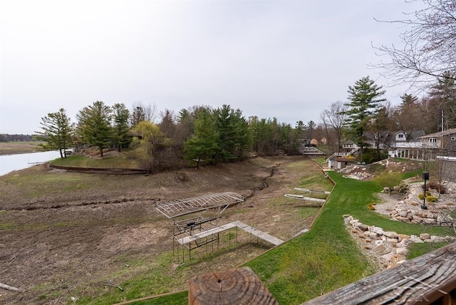 4438 N Verity Rd, Sanford, MI 48657 - view of yard with a water view