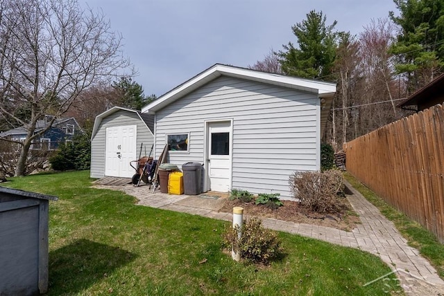 4438 N Verity Rd, Sanford, MI 48657 - view of shed with fence
