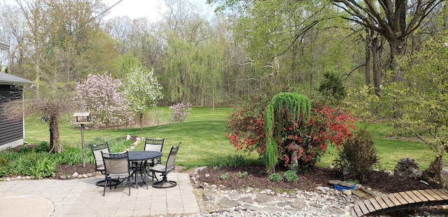 view of patio / terrace with outdoor dining area
