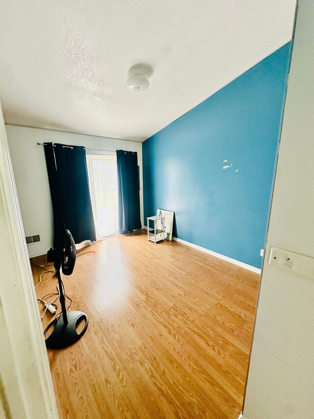 interior space with wood finished floors