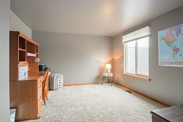20425 Villa Grande Cir Unit # 31, Clinton Township, MI 48038 - unfurnished office with light colored carpet, baseboards, and visible vents