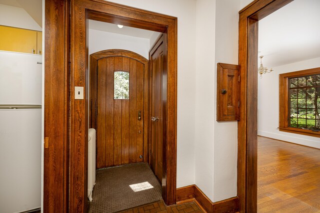 interior space with baseboards