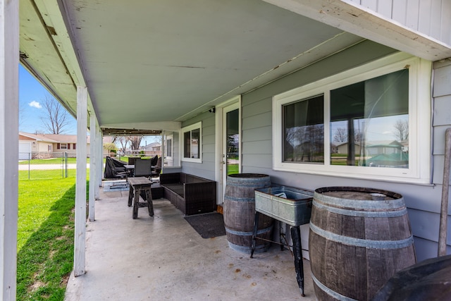 view of patio / terrace