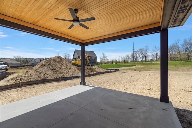 720 Marlayna Dr, Oxford, MI 48371 - view of patio / terrace with ceiling fan