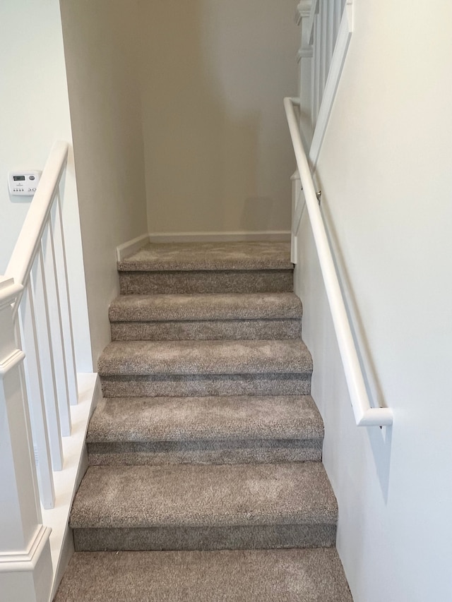 view of stairs