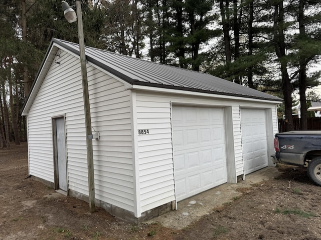 8854 E Pickard Rd, Mount Pleasant, MI 48858 - view of detached garage