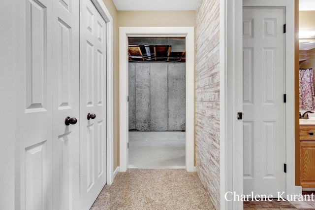 bathroom featuring a closet