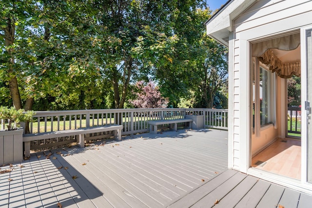 6360 Robison Ln, Saline, MI 48176 - view of wooden terrace