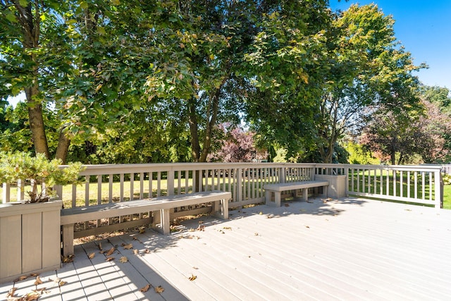 6360 Robison Ln, Saline, MI 48176 - view of wooden terrace