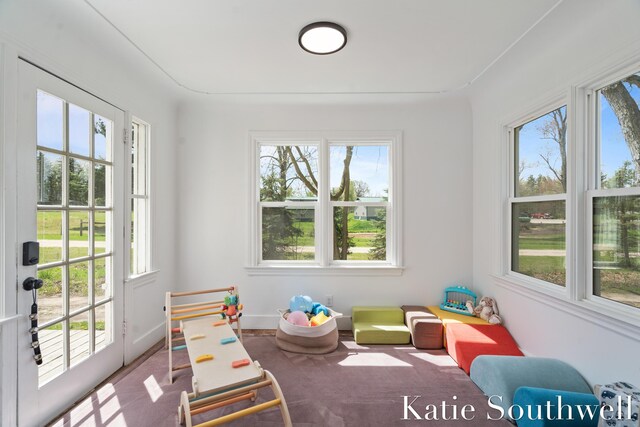view of rec room