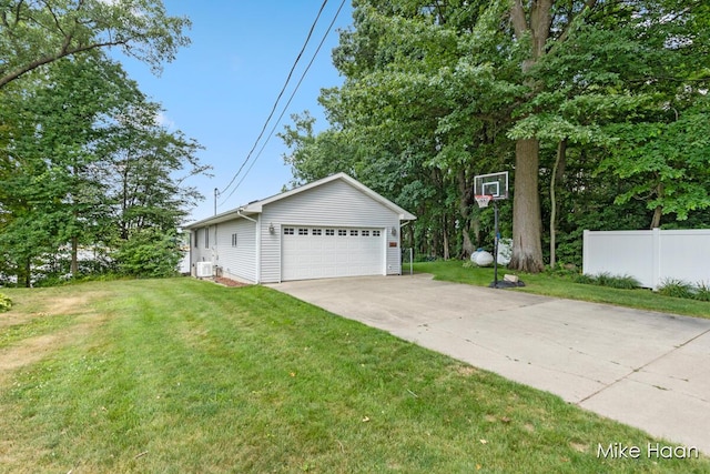13545 Armitage Dr, Coral, MI 49322 - view of garage