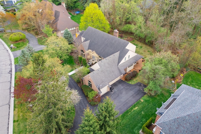 aerial view