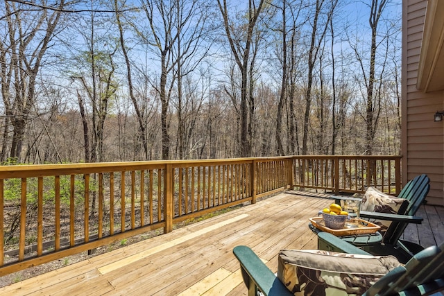 view of deck