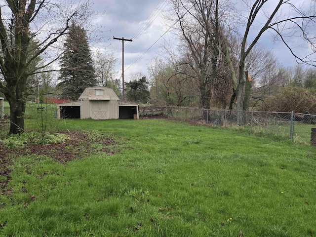 2142 Farnsworth Rd, Lapeer, MI 48446 - view of yard featuring a barn and an outdoor structure