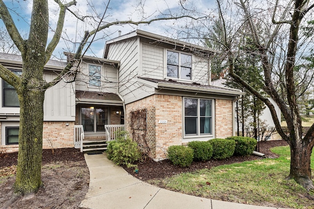 2204 Rivenoak Ct, Ann Arbor, MI 48103 - view of front facade with brick siding