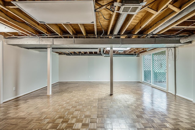 2204 Rivenoak Ct, Ann Arbor, MI 48103 - basement with baseboards