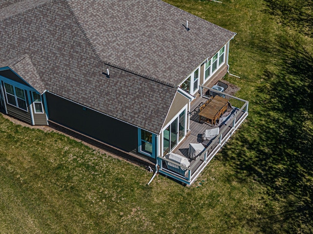drone / aerial view