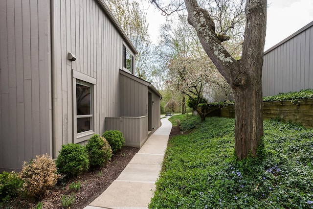 view of property exterior