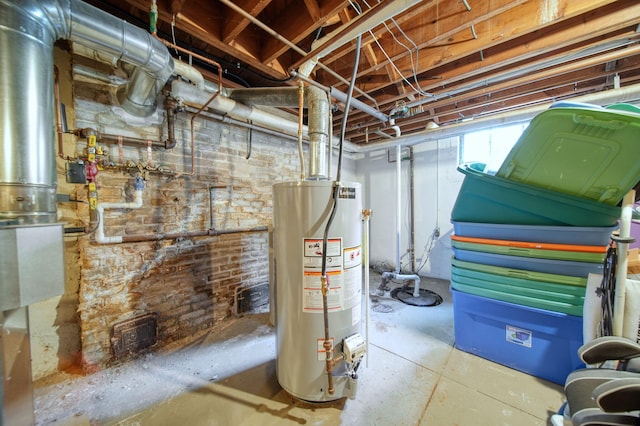 206 S Webster St, Jackson, MI 49203 - basement featuring water heater