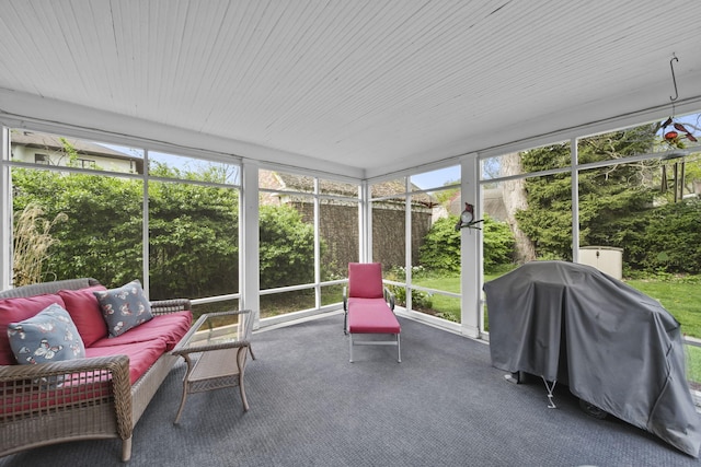 206 S Webster St, Jackson, MI 49203 - sunroom / solarium featuring an outdoor living space