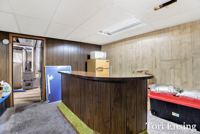 reception area with a dry bar
