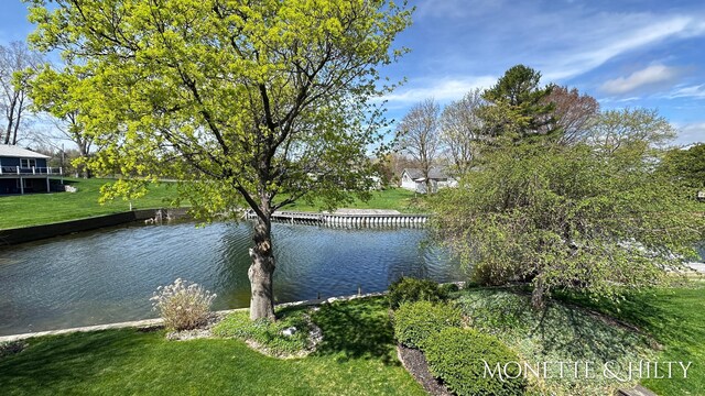 property view of water