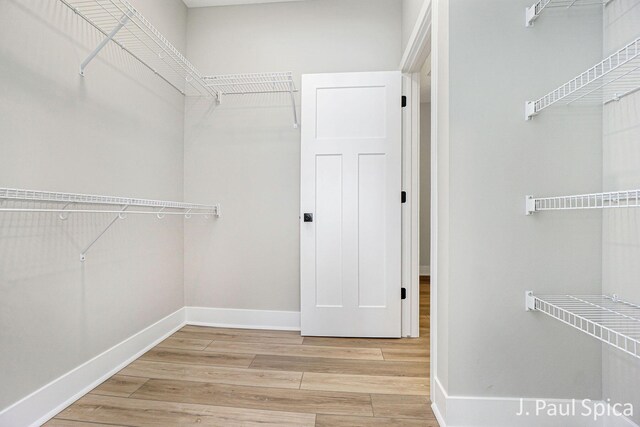 1225 Madera Ct SW, Byron Center, MI 49315 - walk in closet with light wood-type flooring
