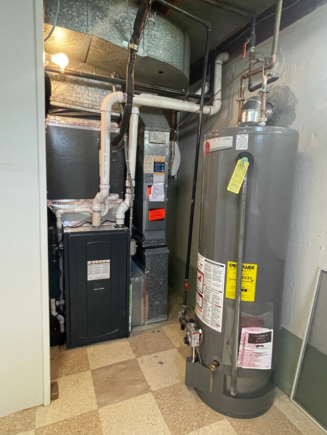 utilities featuring water heater