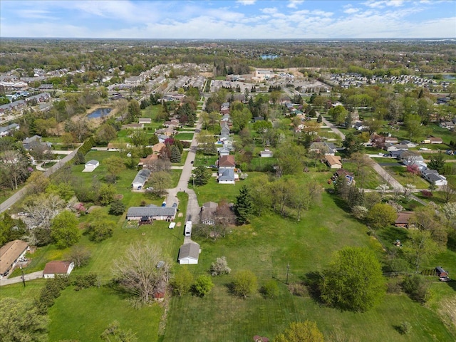 drone / aerial view featuring a residential view
