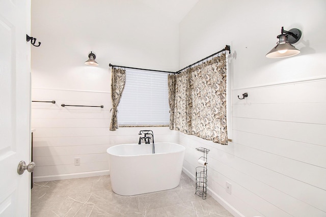 4741 Pin Oak Trl, Jackson, MI 49201 - bathroom with a freestanding tub