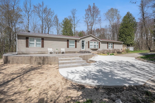 1499 N Apple Dr, White Cloud, MI 49349 - view of front of house
