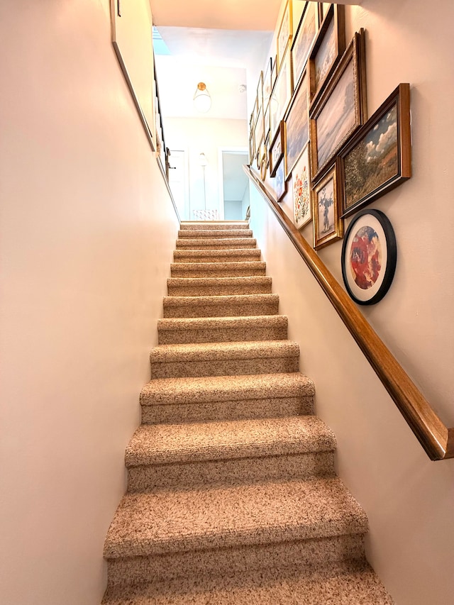 view of stairs