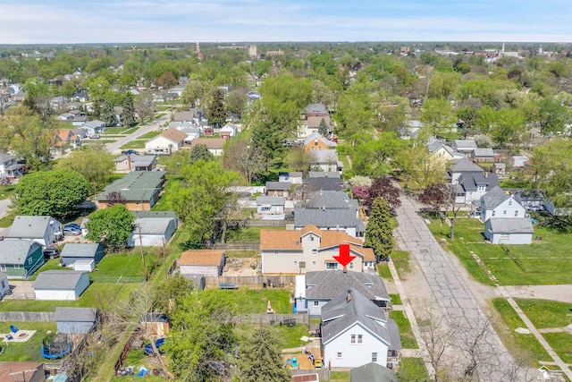 934 Smith St, Monroe, MI 48161 - bird's eye view featuring a residential view