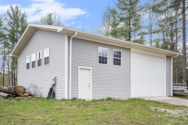 view of side of property
