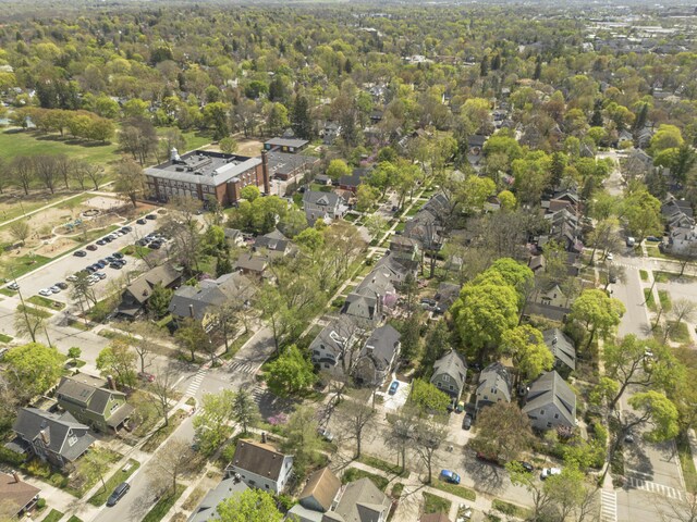 drone / aerial view featuring a residential view