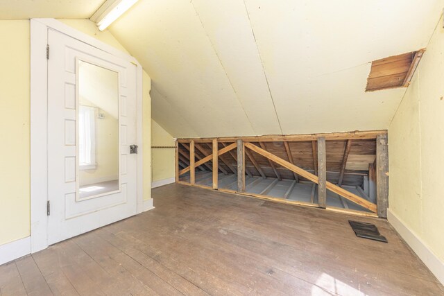 attic featuring visible vents
