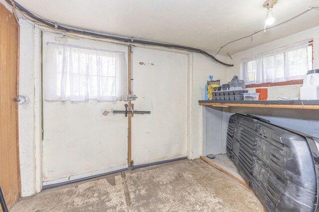 view of basement