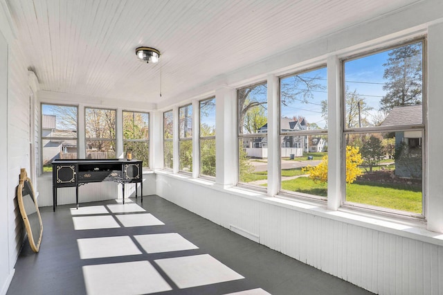 sunroom / solarium with plenty of natural light