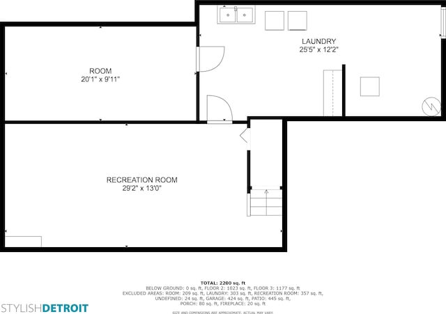 view of layout