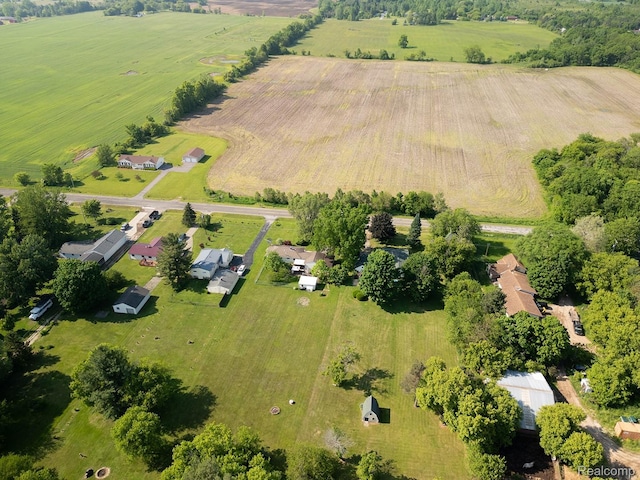5304 E Frances Rd, Mount Morris, MI 48458 - overview of rural landscape with rows of crops