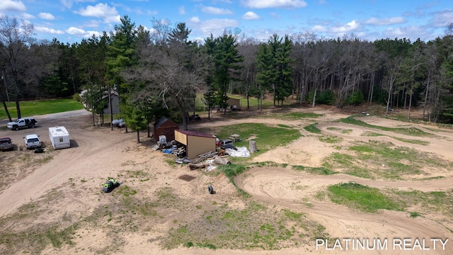 4334 Brunswick Rd, Holton, MI 49425 - bird's eye view of a heavily wooded area