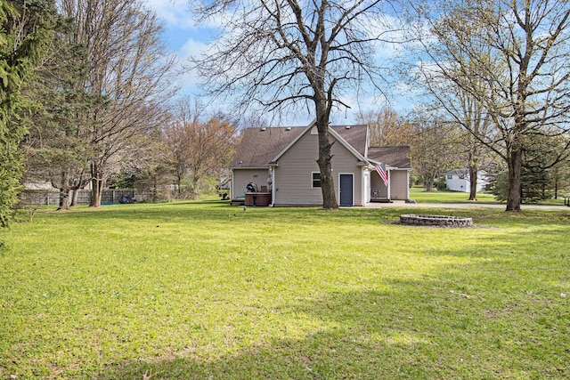 view of yard