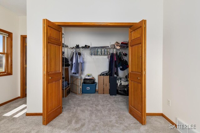 closet with visible vents